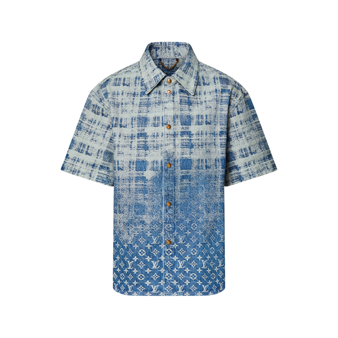 Denim Short-Sleeved Shirt - Men - Ready-to-Wear | LOUIS VUITTON ®